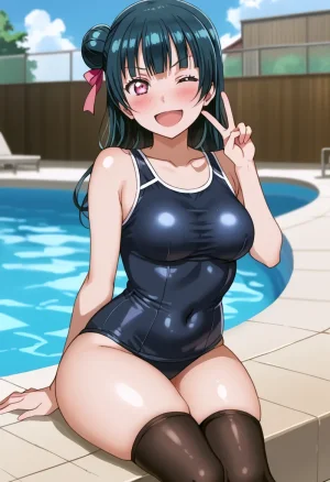 Nankoai Yoshiko Tsushima -Pool Activity Love Live Sunshine - Page 22