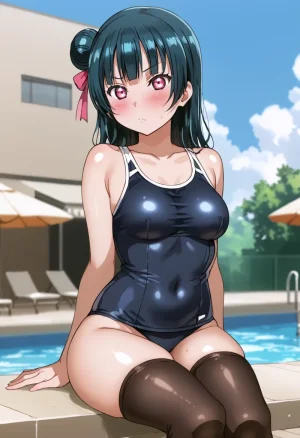 Nankoai Yoshiko Tsushima -Pool Activity Love Live Sunshine - Page 3