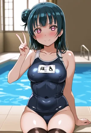 Nankoai Yoshiko Tsushima -Pool Activity Love Live Sunshine - Page 32