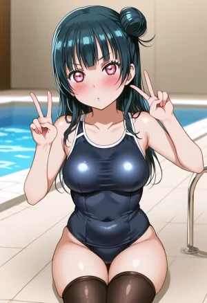 Nankoai Yoshiko Tsushima -Pool Activity Love Live Sunshine - Page 65