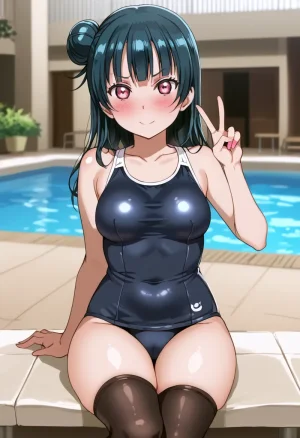 Nankoai Yoshiko Tsushima -Pool Activity Love Live Sunshine - Page 71