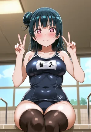 Nankoai Yoshiko Tsushima -Pool Activity Love Live Sunshine - Page 76