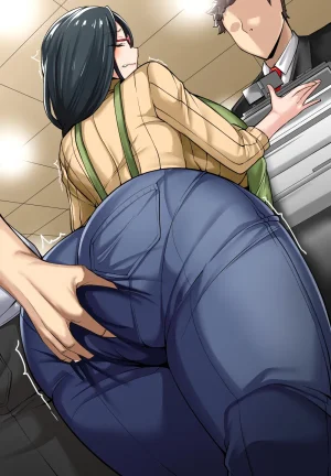 Nanohana Jam Lucky Machi no Honya de Ugoku Muchimuchi Bakunyuu na Jimi Hitozuma ga Beit Douryou no Wakai Chara Otoko ni Sukikatte Moteasobarete Netorarechau Hanashi - Page 242