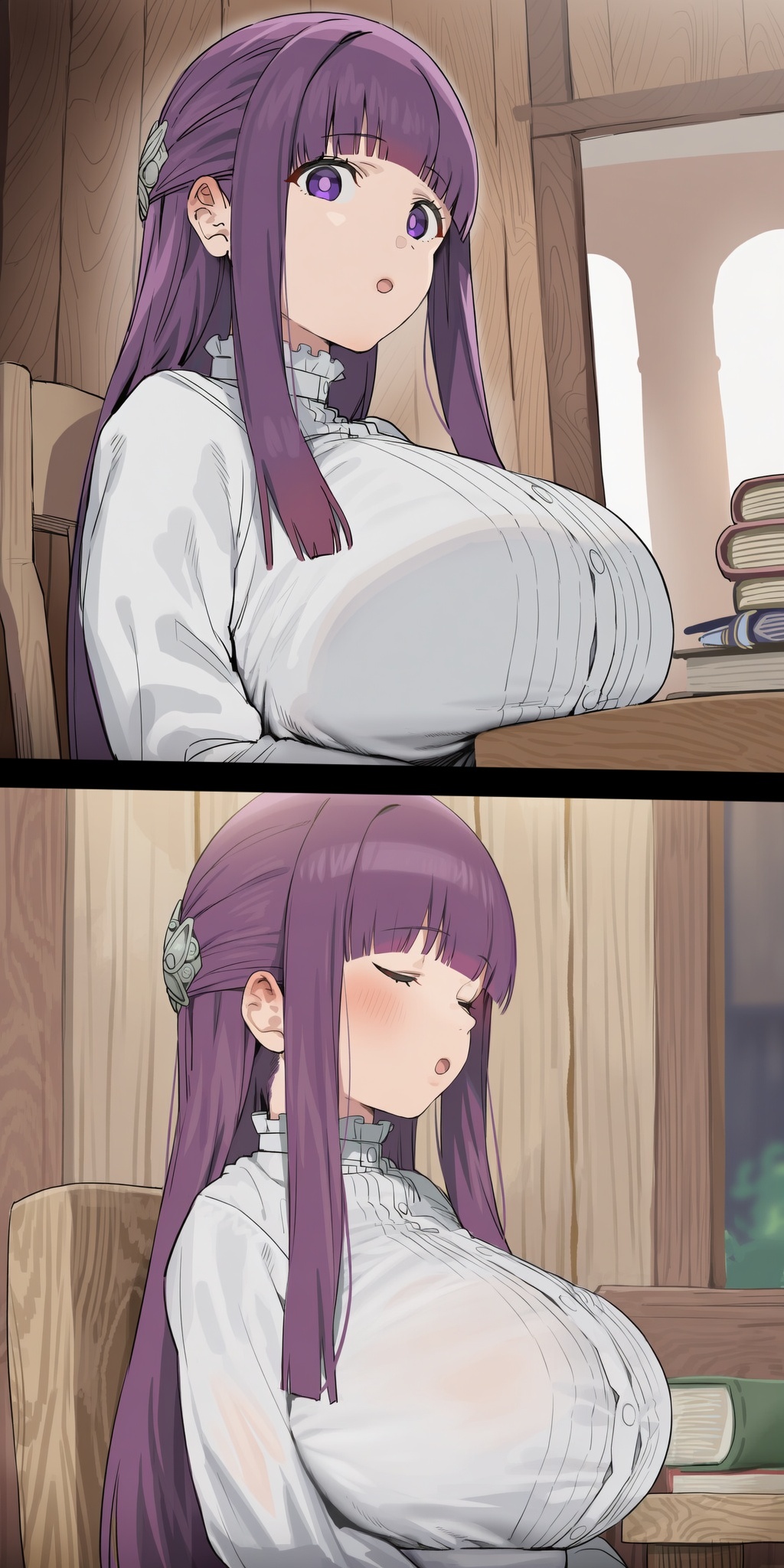 nao乳業While staying in a certain village, Fern is left to house-sit alone for a few days, only to have the thing she was entrusted with wreak absolute havoc. - Image 10