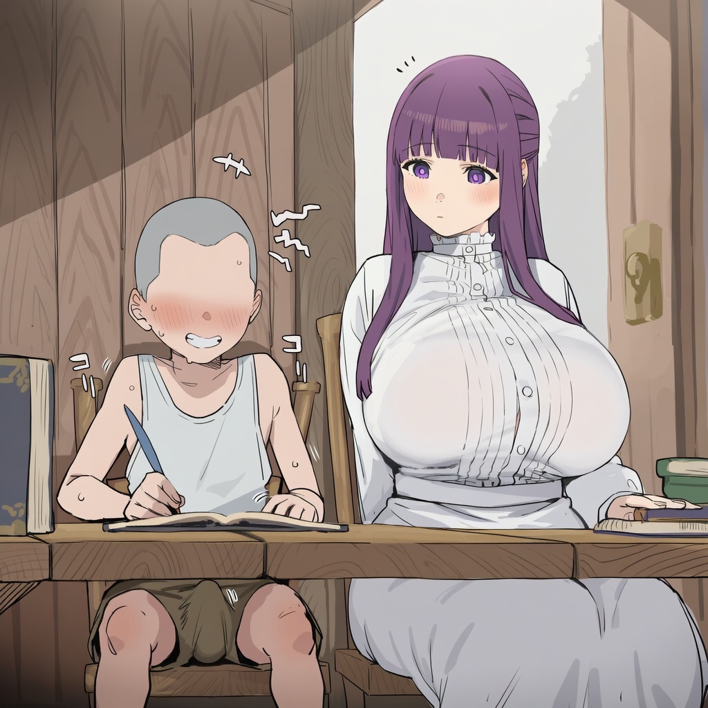 nao乳業While staying in a certain village, Fern is left to house-sit alone for a few days, only to have the thing she was entrusted with wreak absolute havoc. - Image 30