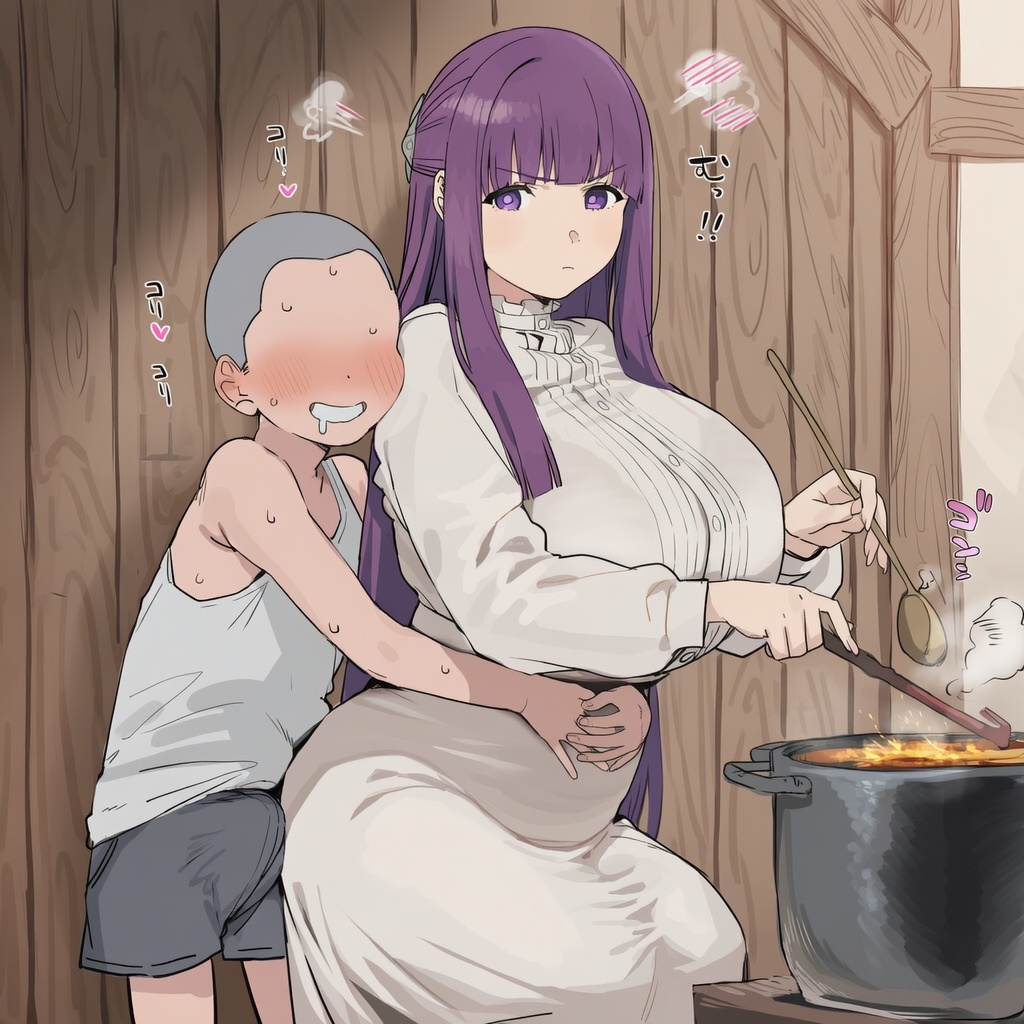 nao乳業While staying in a certain village, Fern is left to house-sit alone for a few days, only to have the thing she was entrusted with wreak absolute havoc. - Image 31