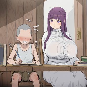 nao乳業While staying in a certain village, Fern is left to house-sit alone for a few days, only to have the thing she was entrusted with wreak absolute havoc. - Page 30