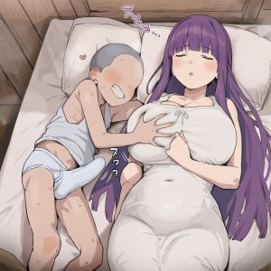 nao乳業While staying in a certain village, Fern is left to house-sit alone for a few days, only to have the thing she was entrusted with wreak absolute havoc. - Page 36