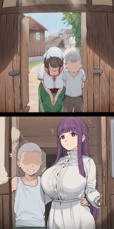 nao乳業While staying in a certain village, Fern is left to house-sit alone for a few days, only to have the thing she was entrusted with wreak absolute havoc. - Page 5