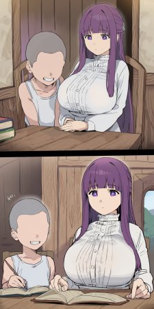 nao乳業While staying in a certain village, Fern is left to house-sit alone for a few days, only to have the thing she was entrusted with wreak absolute havoc. - Page 6