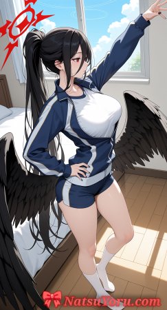 NatsuYoru Hanekawa Hasumi Blue Archive - Page 2