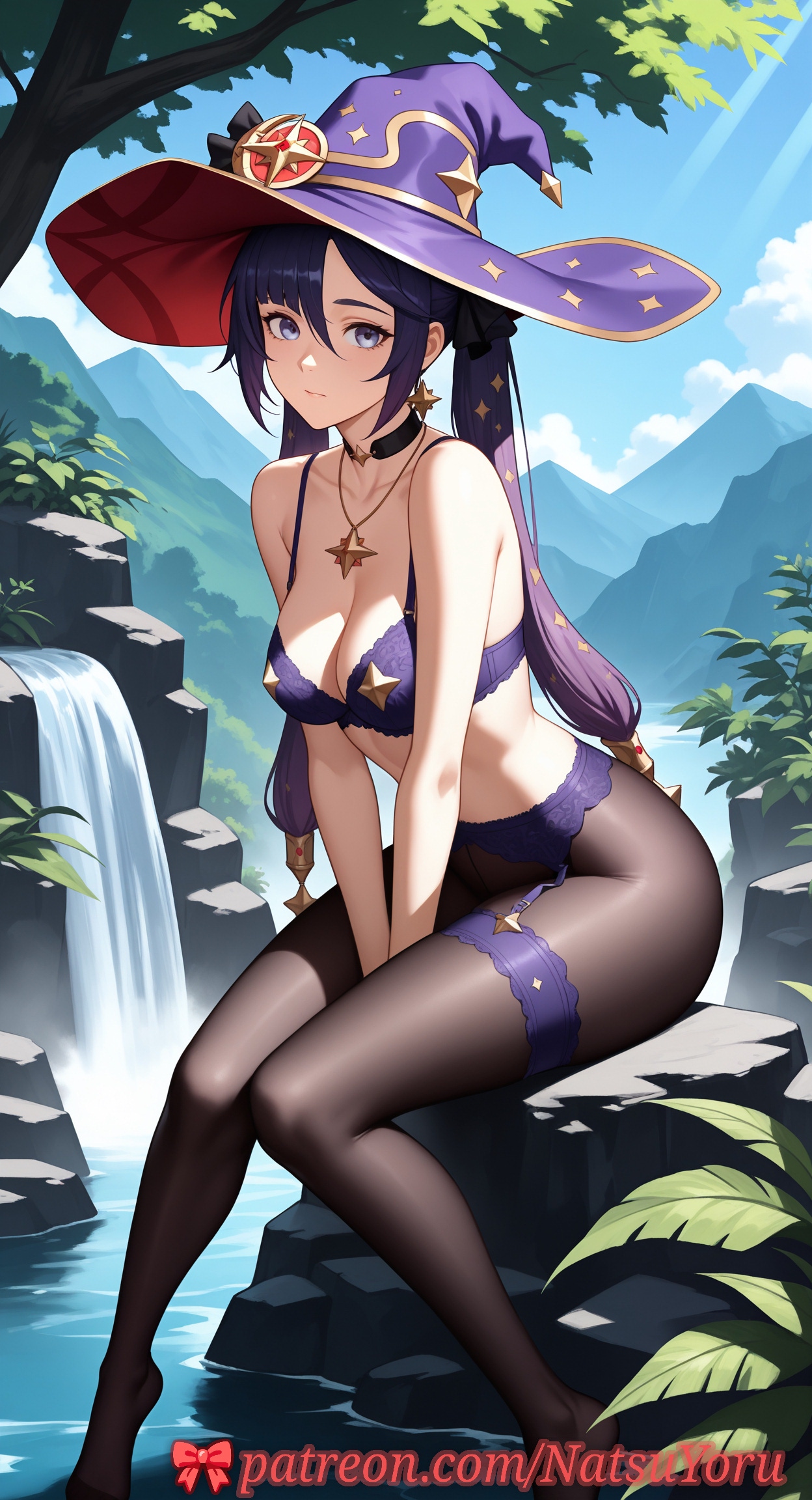 NatsuYoru Mona Genshin Impact - Image 20