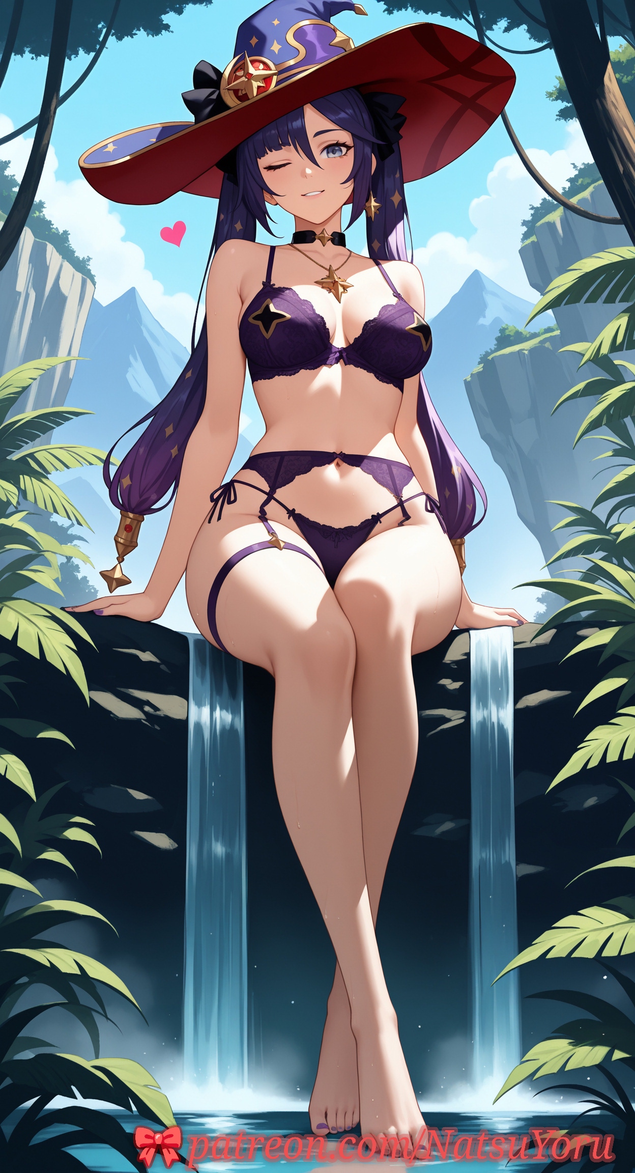 NatsuYoru Mona Genshin Impact - Image 23