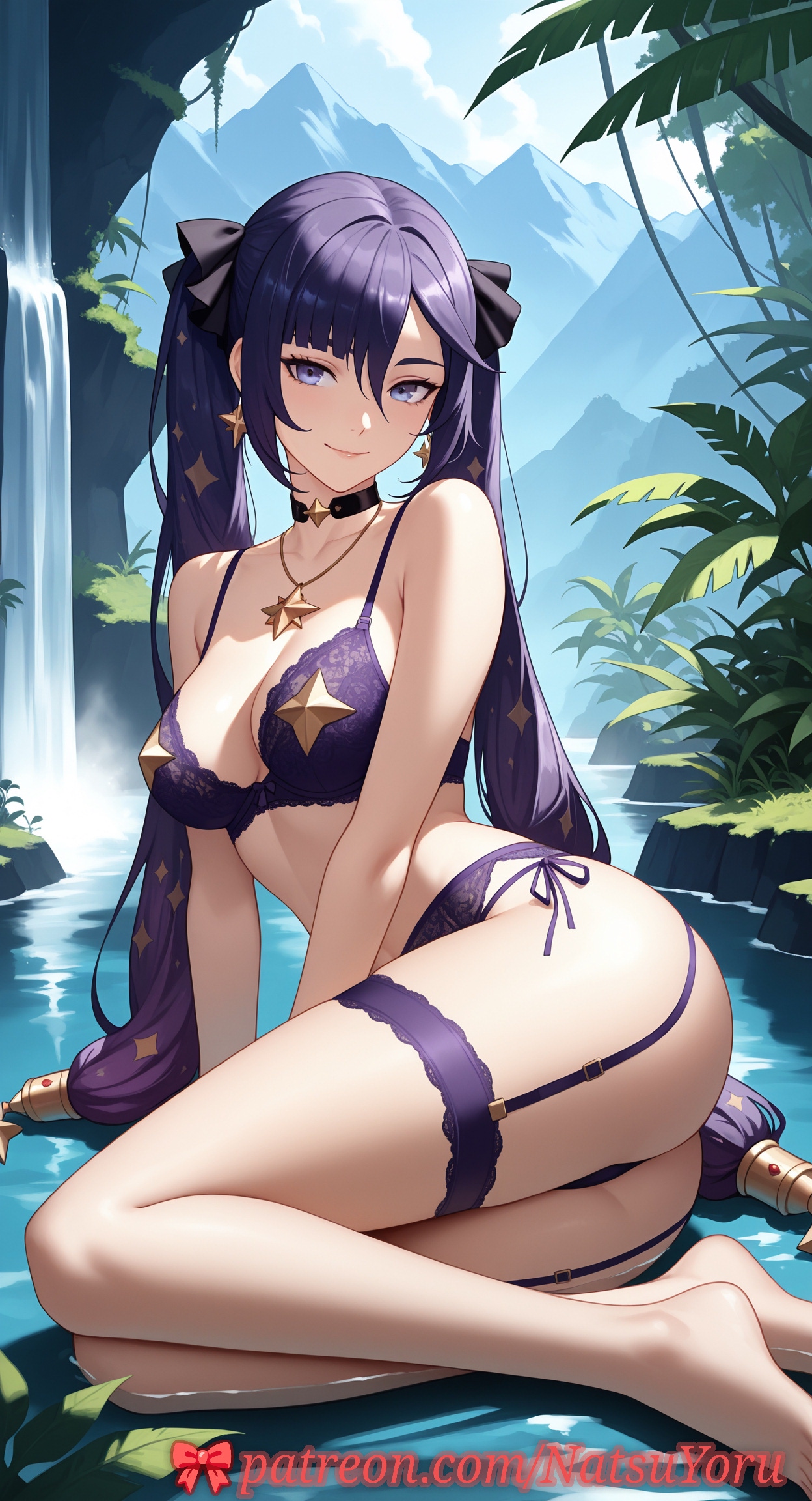 NatsuYoru Mona Genshin Impact - Image 25