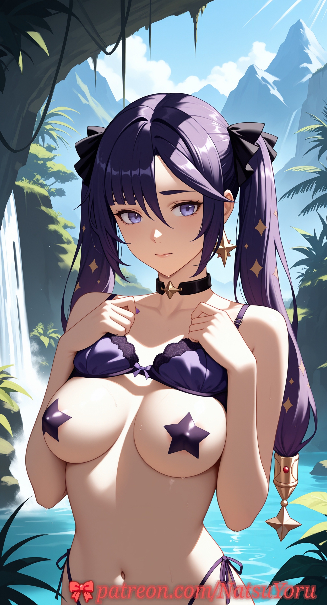 NatsuYoru Mona Genshin Impact - Image 33