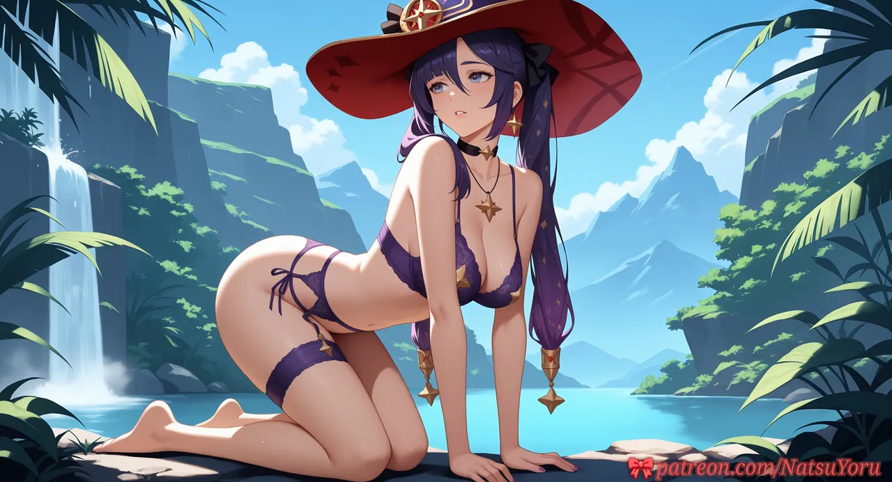 NatsuYoru Mona Genshin Impact - Image 53