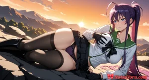 NatsuYoru Saeko Busujima Highschool of the Dead - Page 39