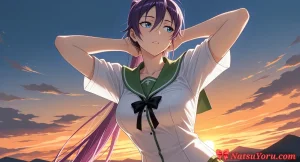 NatsuYoru Saeko Busujima Highschool of the Dead - Page 41