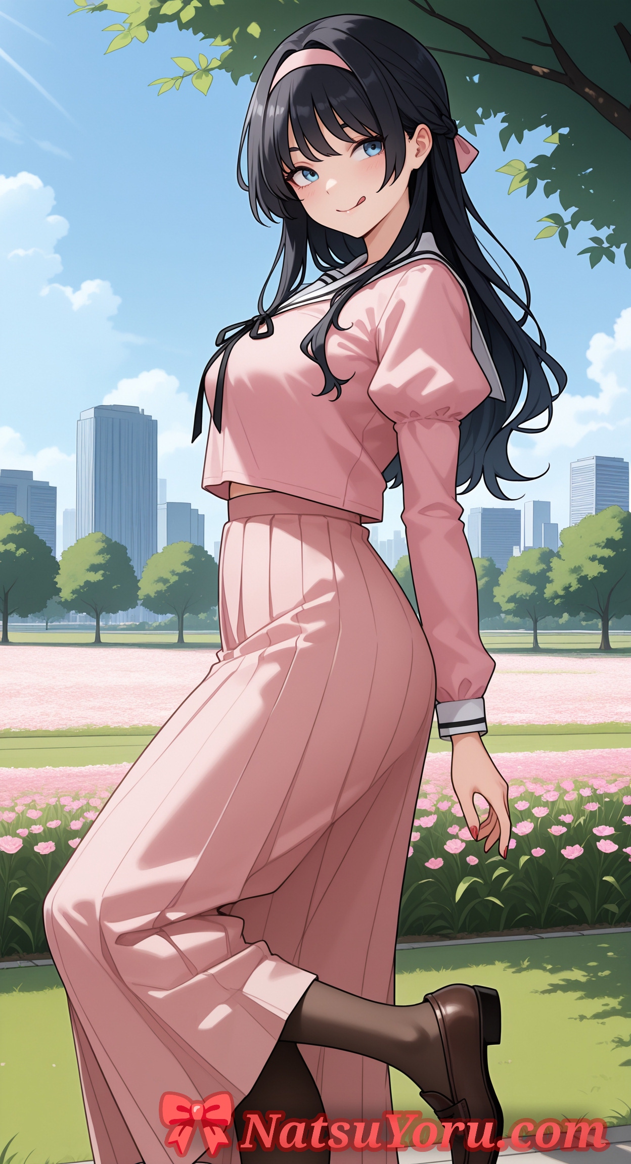 NatsuYoru Waguri Kaoruko Kaoru Hana wa Rin to Saku - Image 1