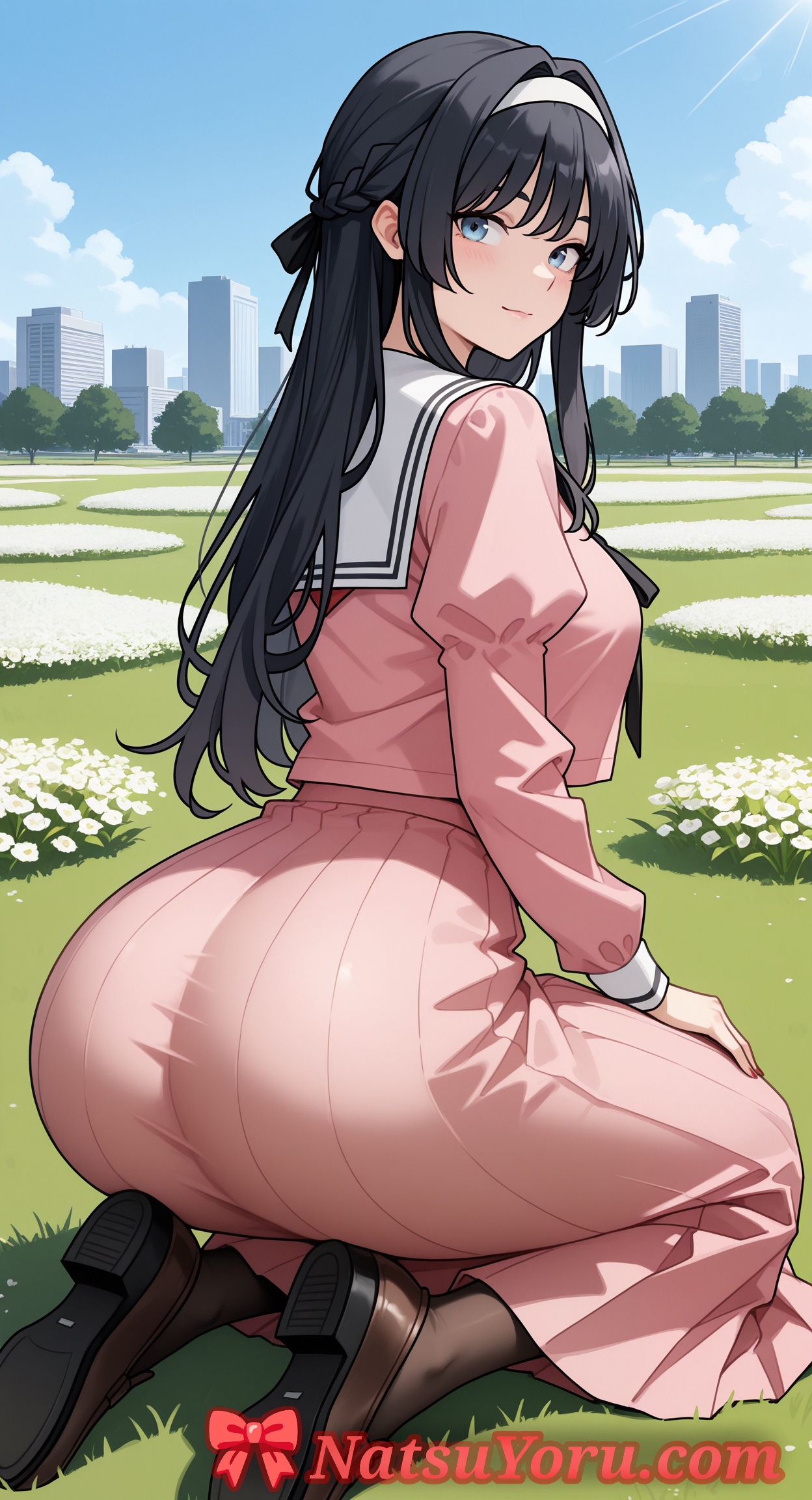 NatsuYoru Waguri Kaoruko Kaoru Hana wa Rin to Saku - Image 12