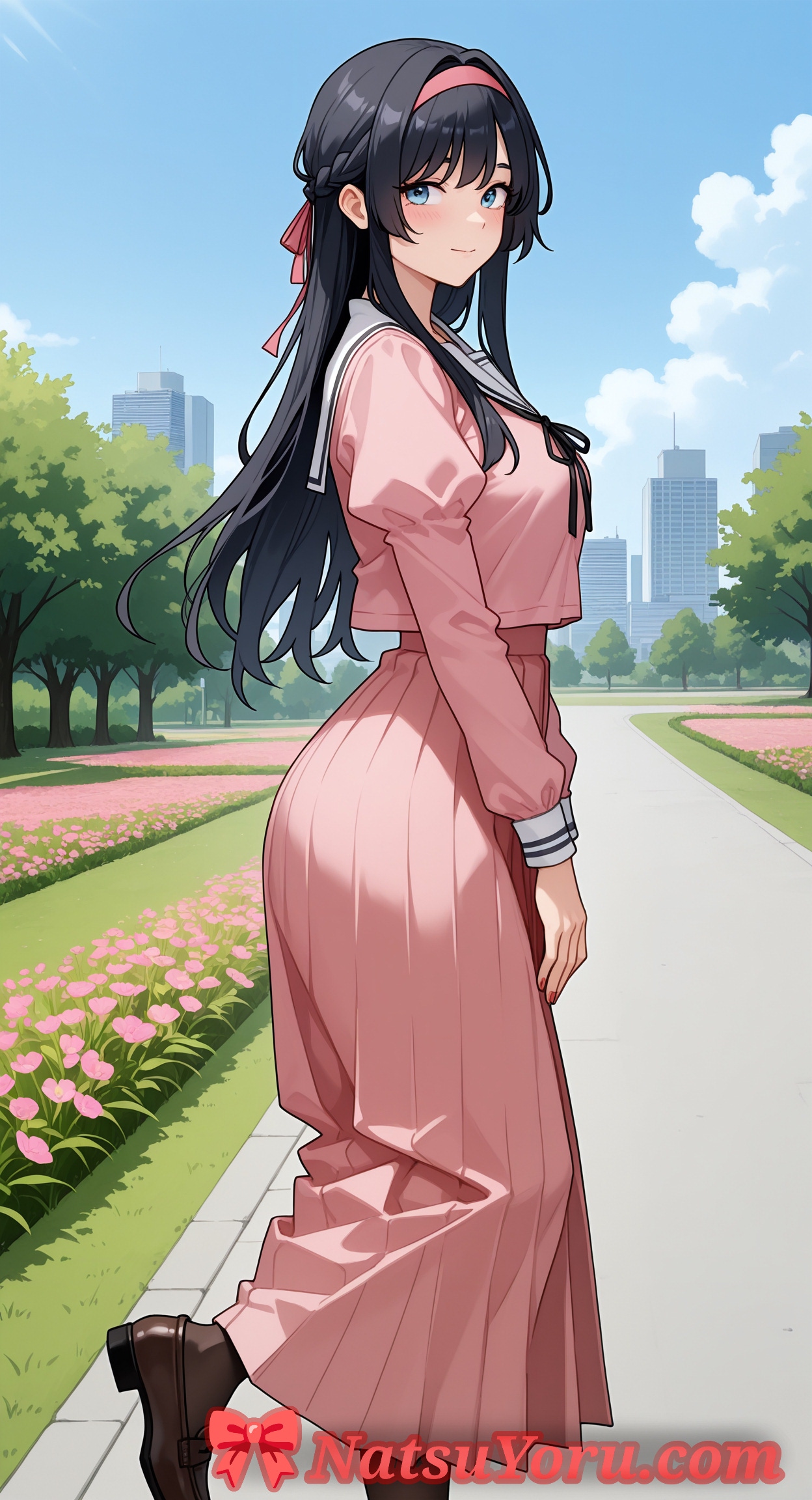 NatsuYoru Waguri Kaoruko Kaoru Hana wa Rin to Saku - Image 2