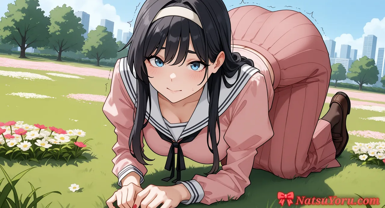 NatsuYoru Waguri Kaoruko Kaoru Hana wa Rin to Saku - Image 53