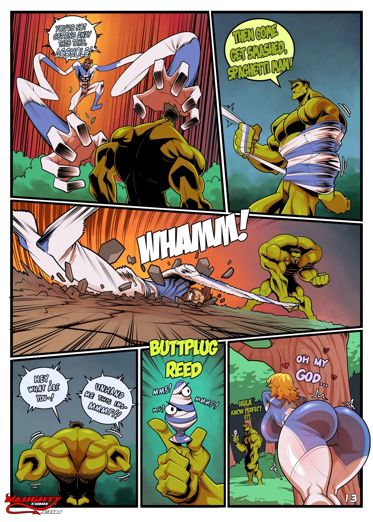 NaughtyComix Groove1121 The Insatiable Hulk Avengers Ongoing - Image 13