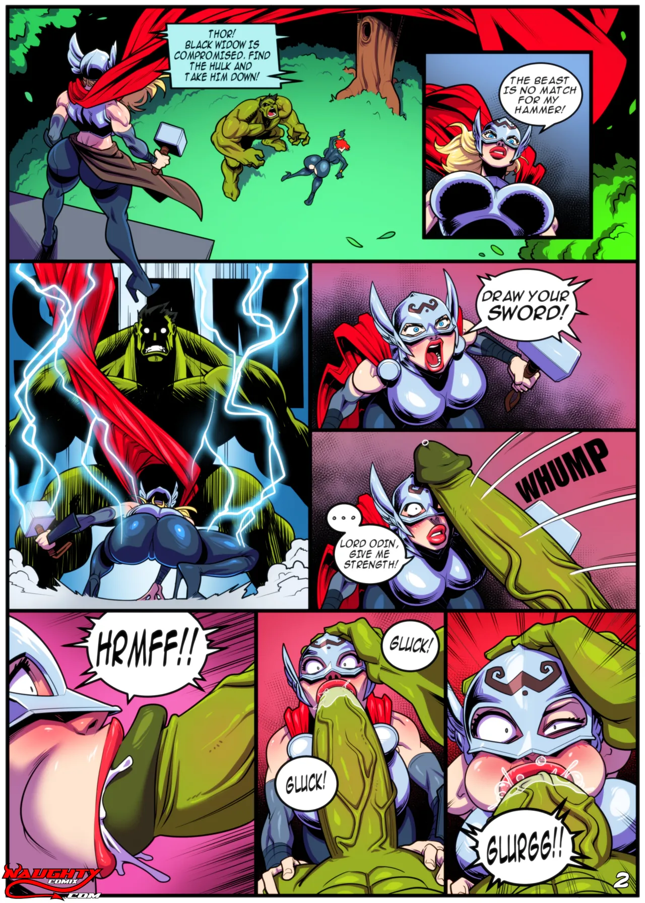 NaughtyComix Groove1121 The Insatiable Hulk Avengers Ongoing - Image 2