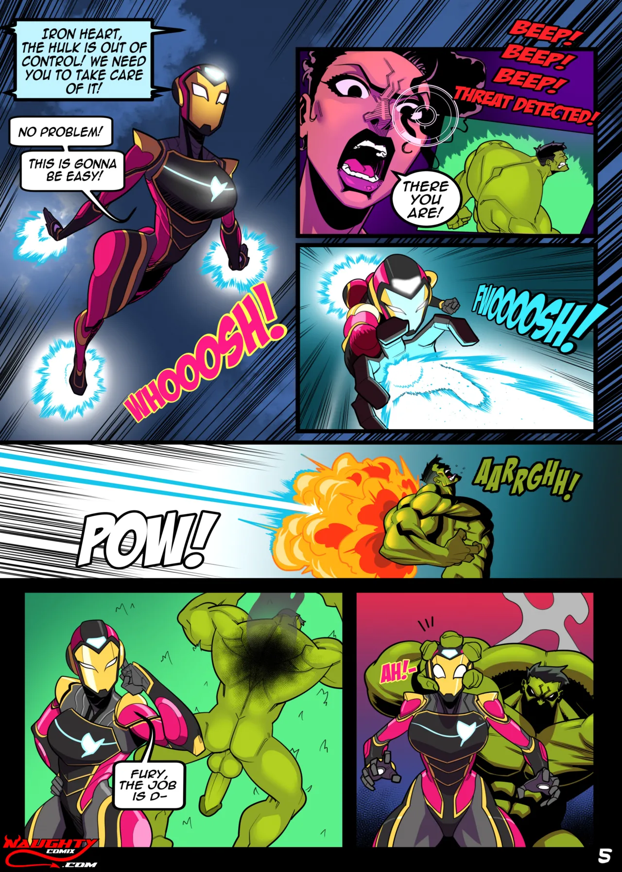 NaughtyComix Groove1121 The Insatiable Hulk Avengers Ongoing - Image 5