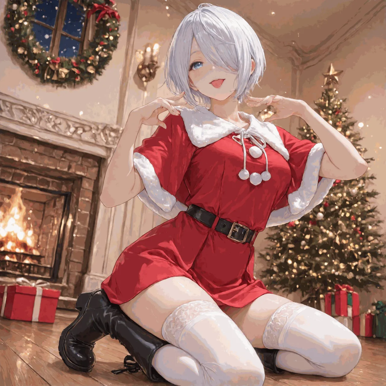 NaughtyCutiess - Angel KOF Christmas Patreon - Image 45