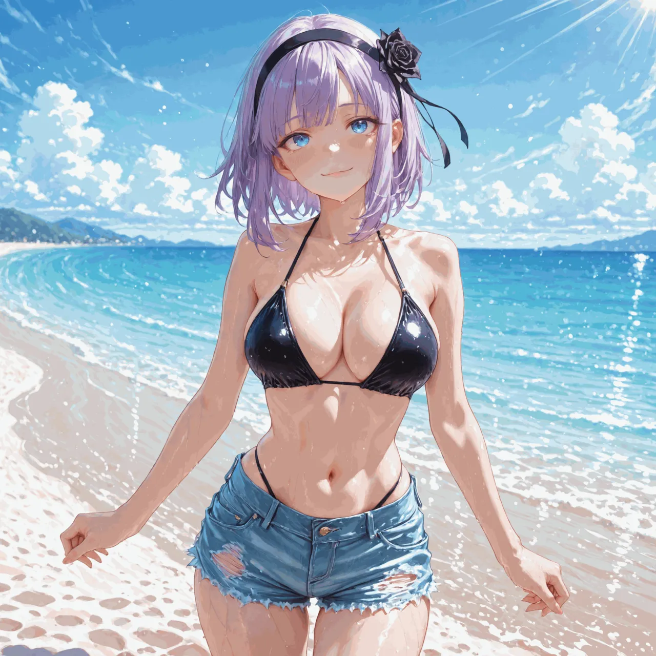 NaughtyCutiess - Shidare Hotaru Beach Patreon - Image 1