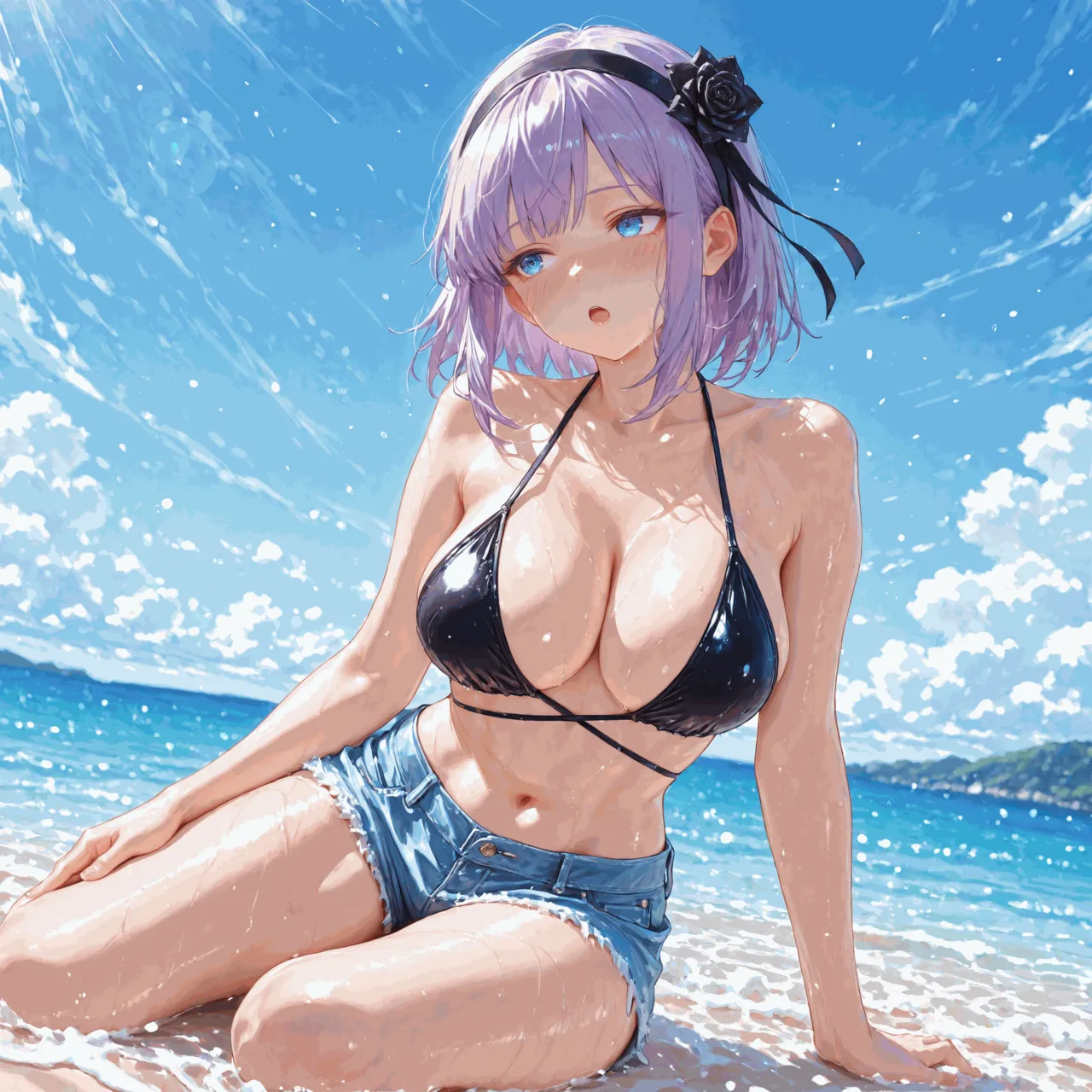 NaughtyCutiess - Shidare Hotaru Beach Patreon - Image 13