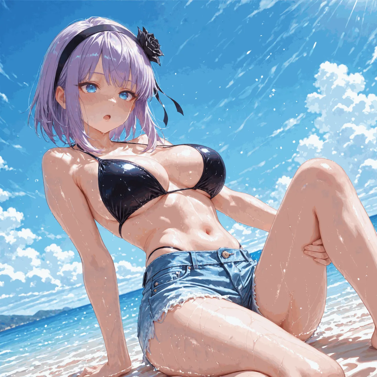 NaughtyCutiess - Shidare Hotaru Beach Patreon - Image 14