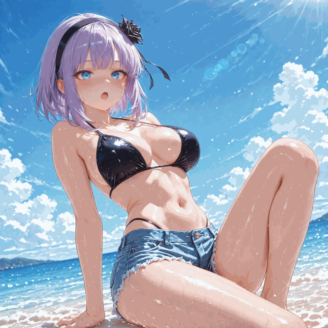NaughtyCutiess - Shidare Hotaru Beach Patreon - Image 15