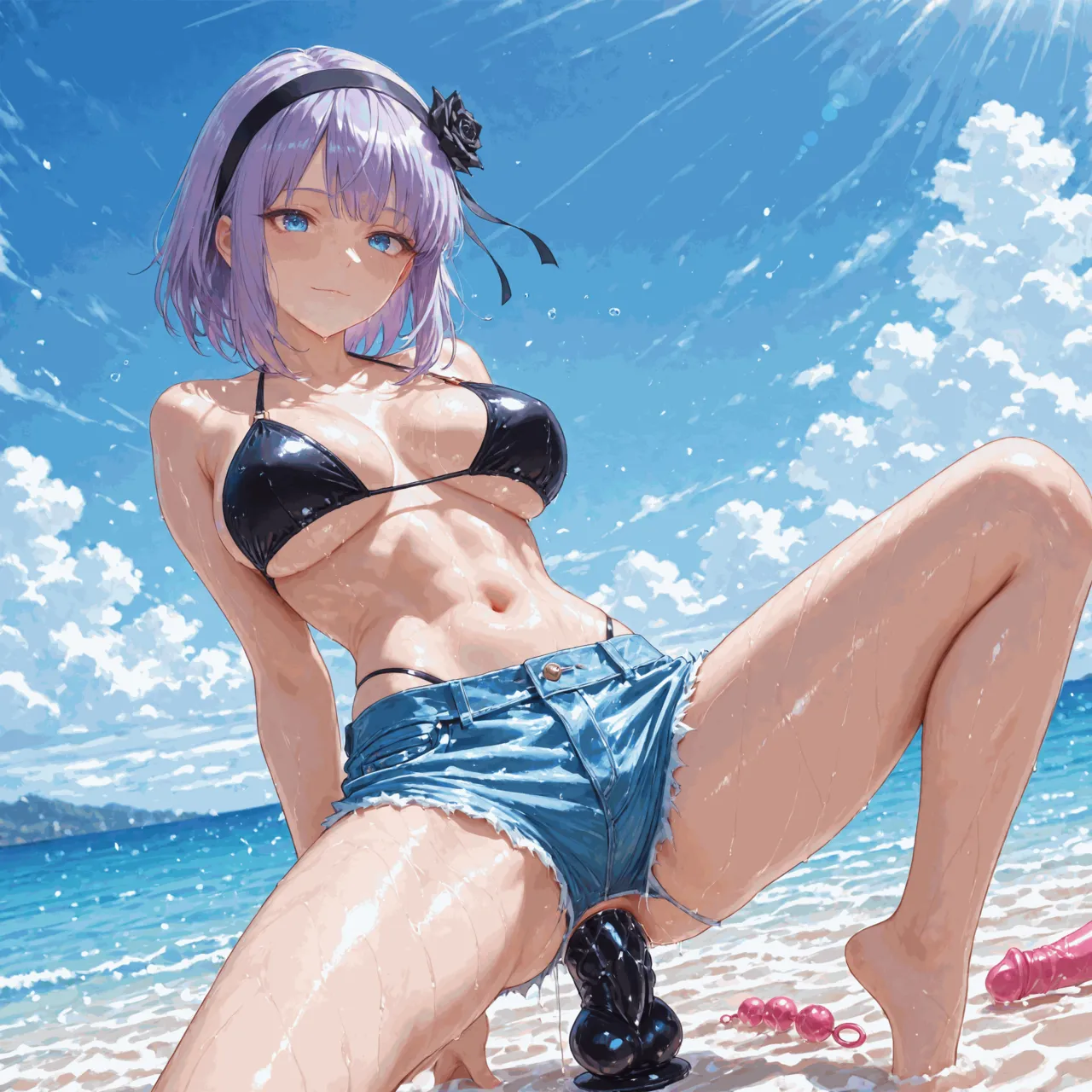NaughtyCutiess - Shidare Hotaru Beach Patreon - Image 19