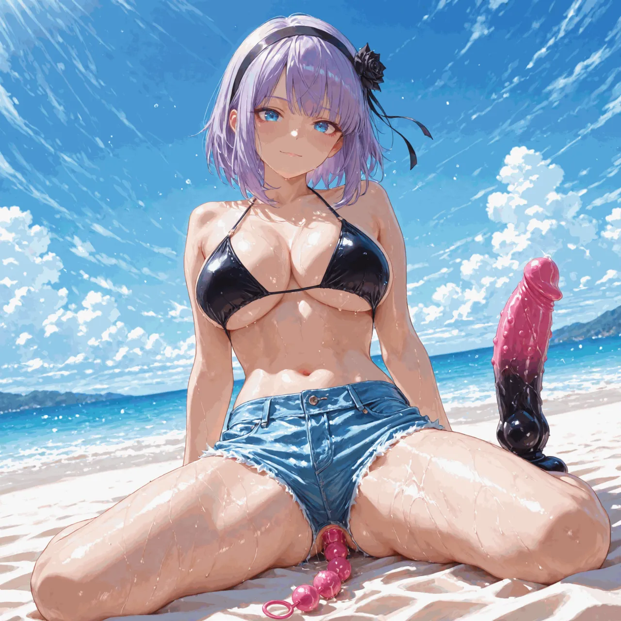 NaughtyCutiess - Shidare Hotaru Beach Patreon - Image 21