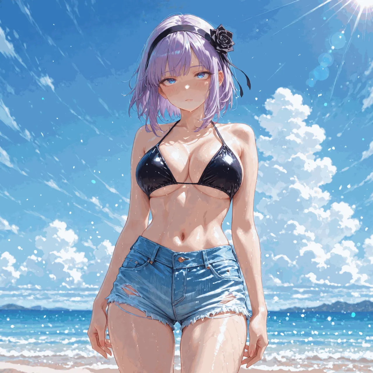 NaughtyCutiess - Shidare Hotaru Beach Patreon - Image 25