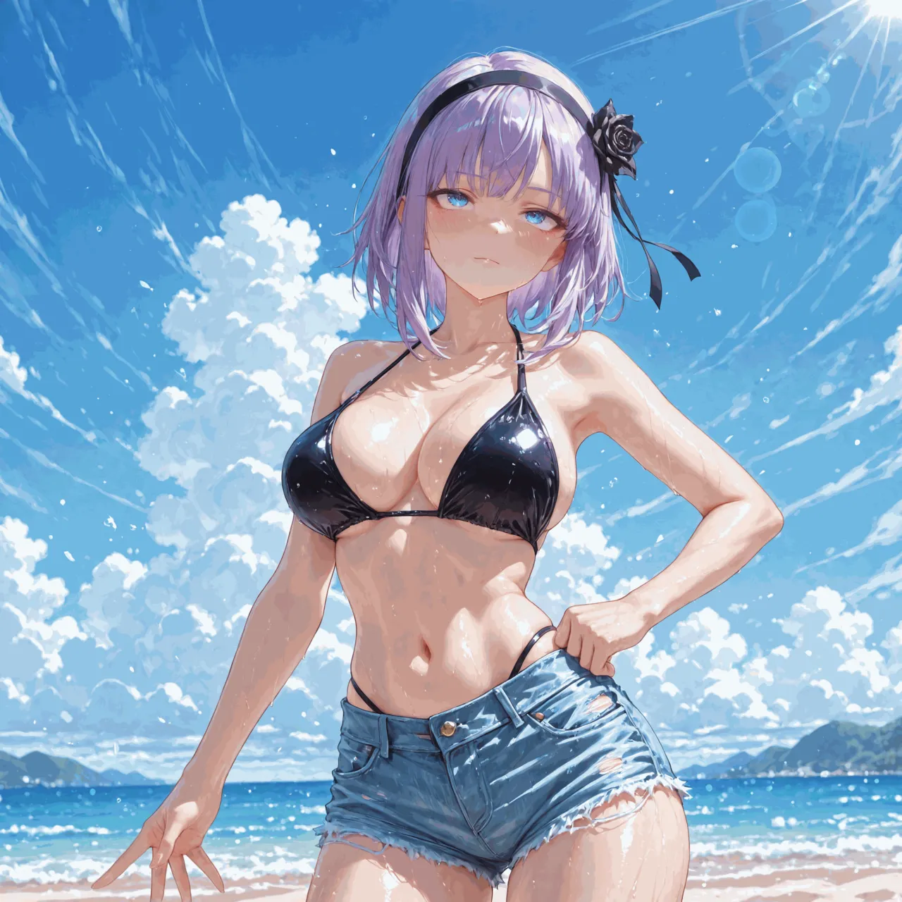 NaughtyCutiess - Shidare Hotaru Beach Patreon - Image 27