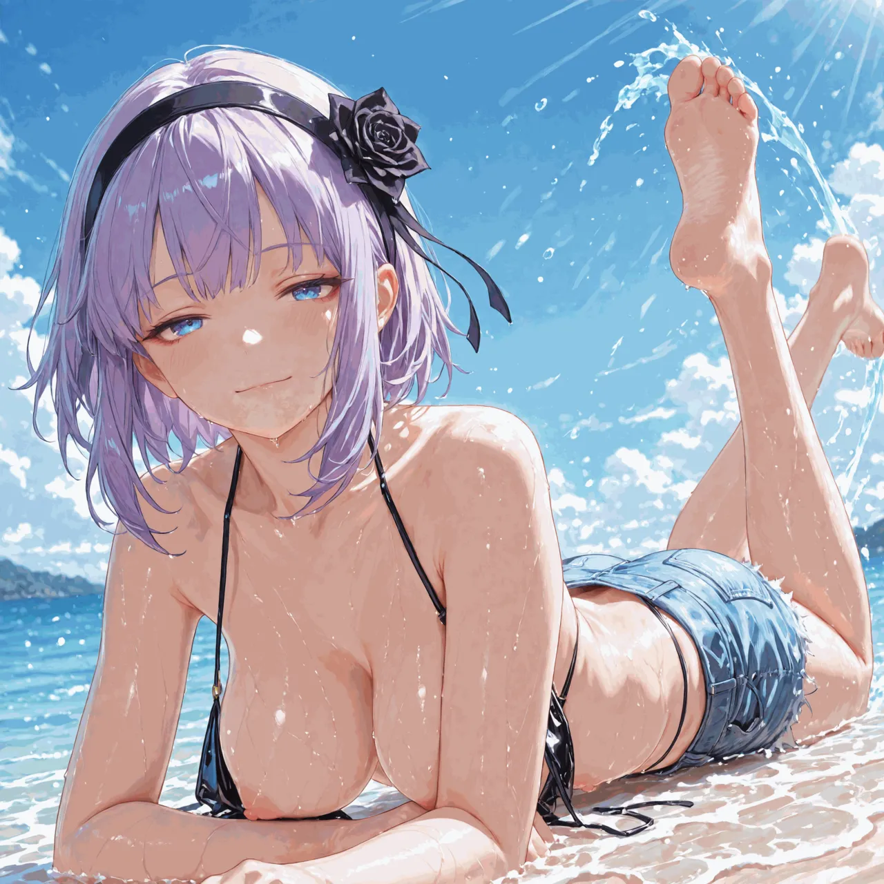 NaughtyCutiess - Shidare Hotaru Beach Patreon - Image 28