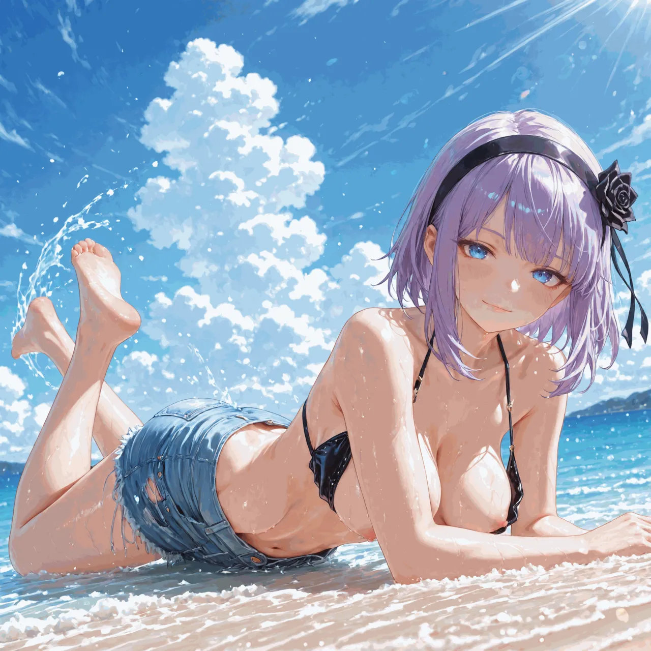 NaughtyCutiess - Shidare Hotaru Beach Patreon - Image 29