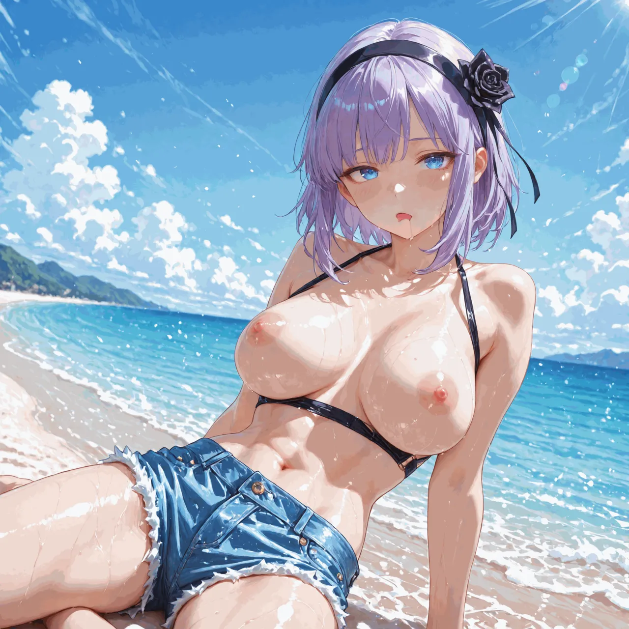 NaughtyCutiess - Shidare Hotaru Beach Patreon - Image 32