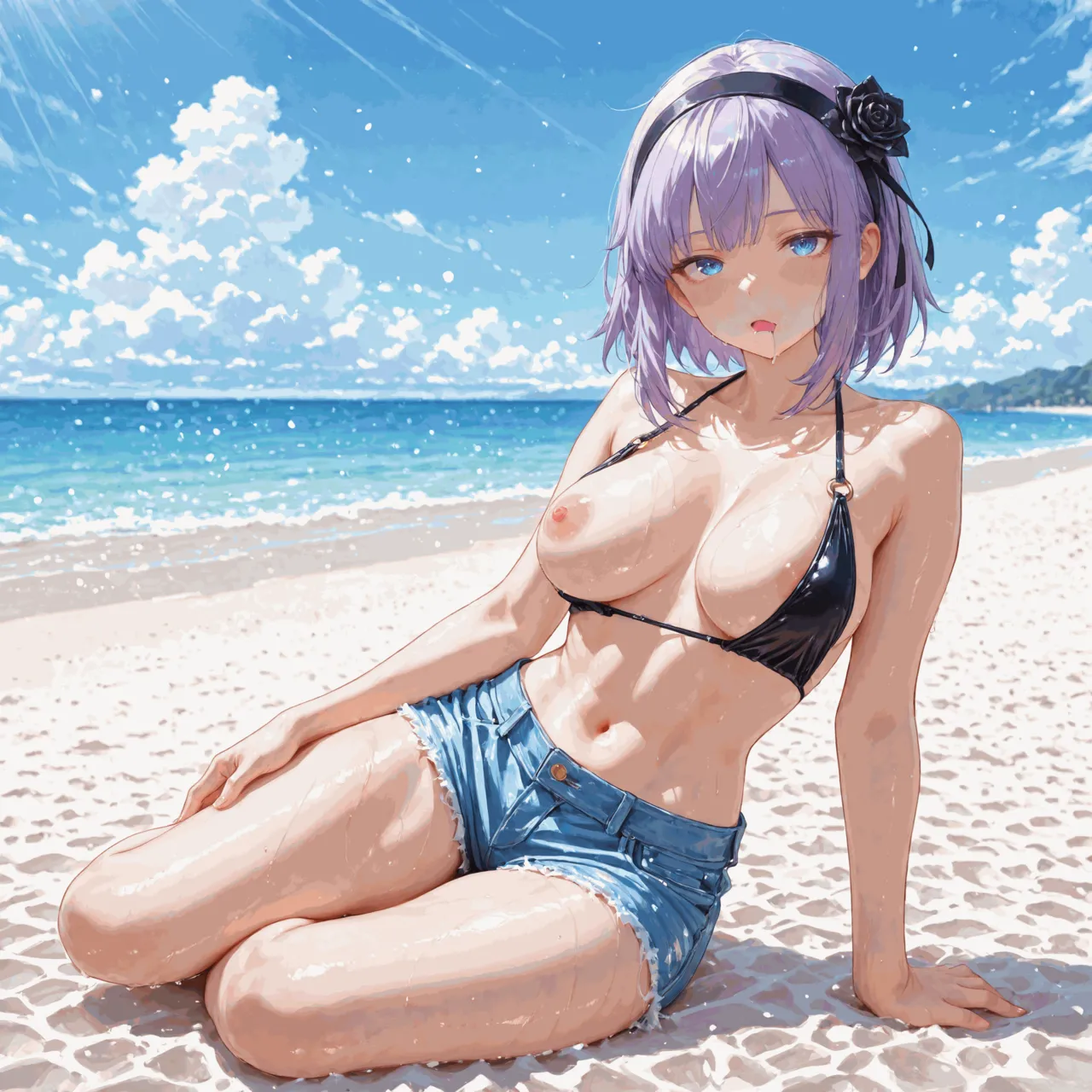 NaughtyCutiess - Shidare Hotaru Beach Patreon - Image 33