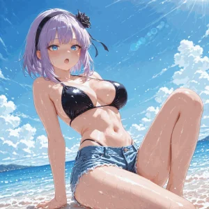 NaughtyCutiess - Shidare Hotaru Beach Patreon - Page 15