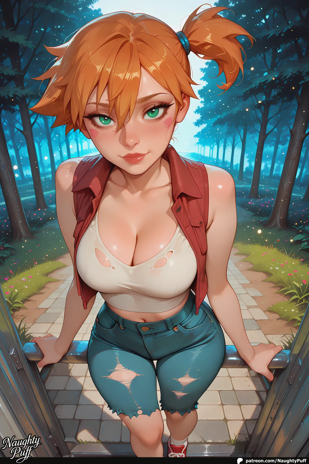 NAUGHTYPUFFpokemonMistyIntheWoods,ButDefinitelyNotAlone 151pics - Image 1