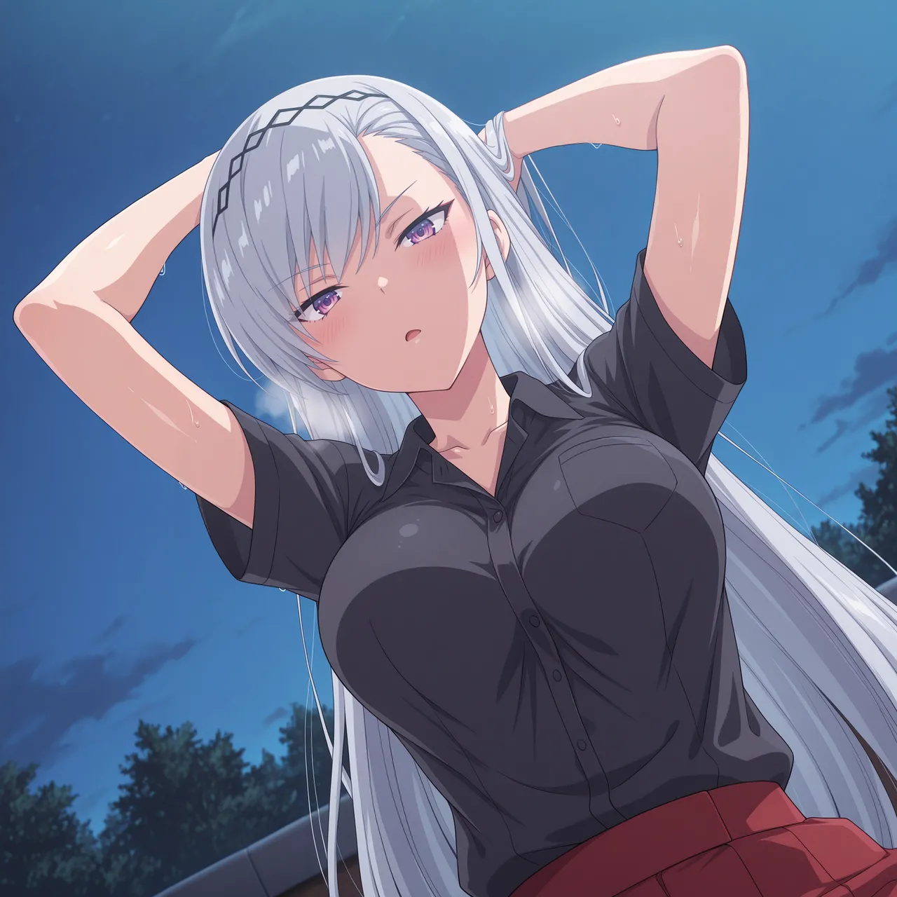 NekoNest Fuuka Kiryuuin Courtyard - Image 3
