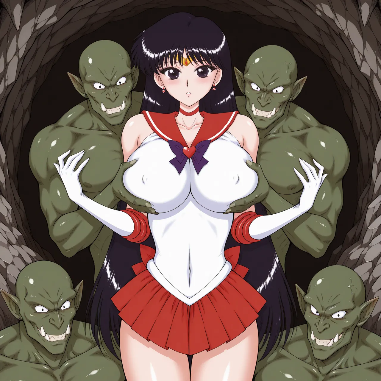 Nekostars Bishoujo Senshis VS Goblins Kuroinu Juu Black Dog Lora generatedOngoing - Image 76