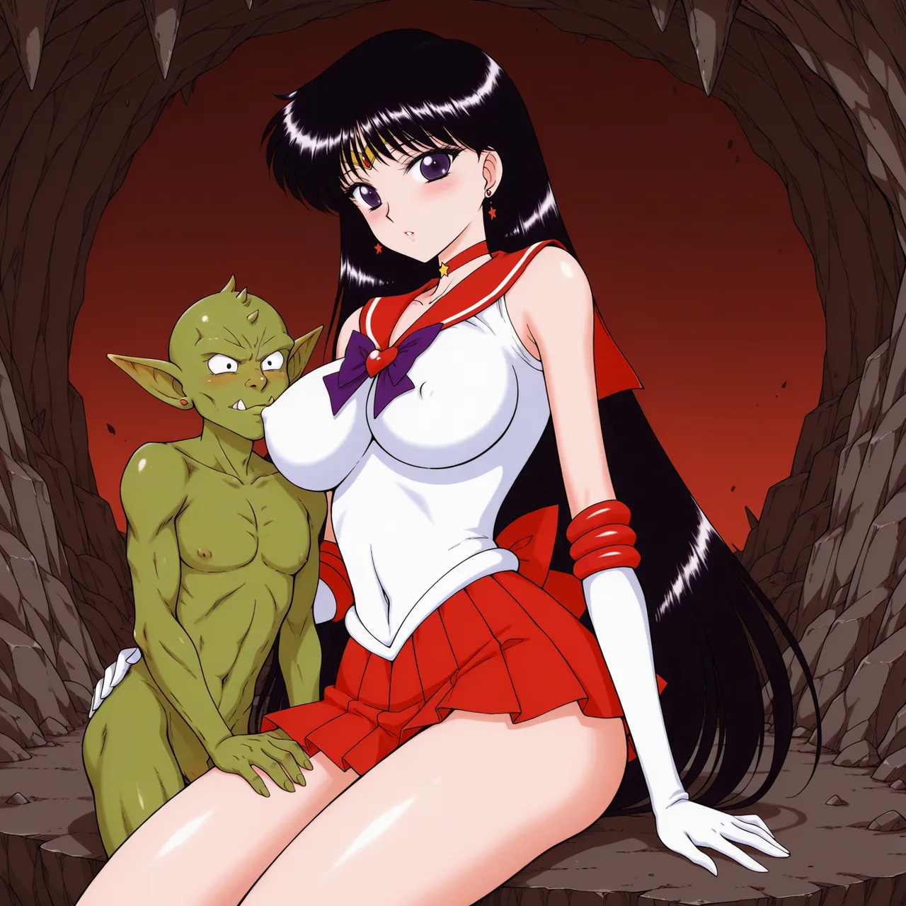 Nekostars Bishoujo Senshis VS Goblins Kuroinu Juu Black Dog Lora generatedOngoing - Image 97