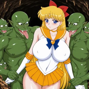 Nekostars Bishoujo Senshis VS Goblins Kuroinu Juu Black Dog Lora generatedOngoing - Page 16