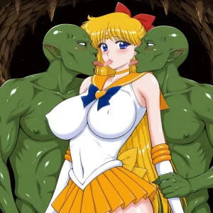 Nekostars Bishoujo Senshis VS Goblins Kuroinu Juu Black Dog Lora generatedOngoing - Page 21