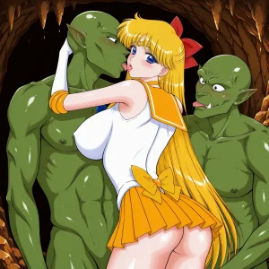 Nekostars Bishoujo Senshis VS Goblins Kuroinu Juu Black Dog Lora generatedOngoing - Page 24